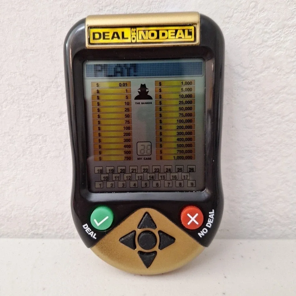Deal or No Deal Electronic Handheld Game 2006 TESTED & Works NEW BATTERIES
